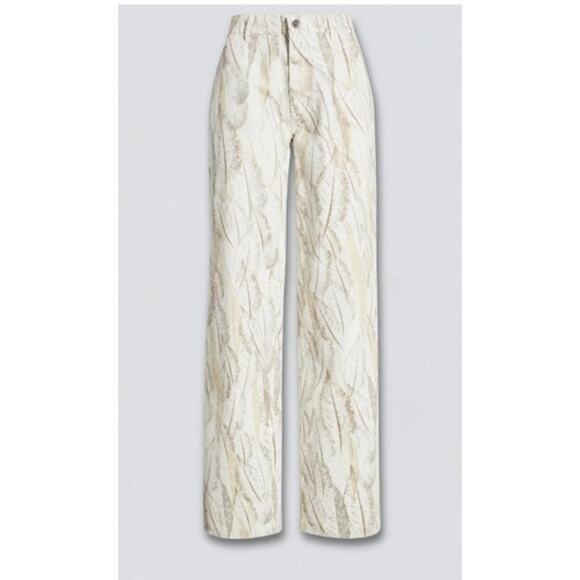 Coney Island Picnic Le Jardin Carpenter Pants Coconut Milk Cargo Pant Size 32 - Picture 2 of 12